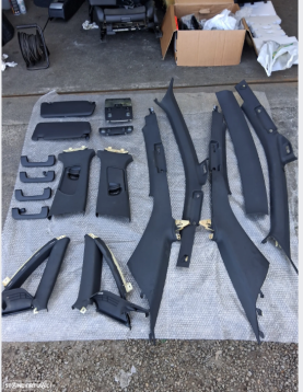 Audi a4 S-line B6 / B7 palas, pilares, puxadores(ver descrição)